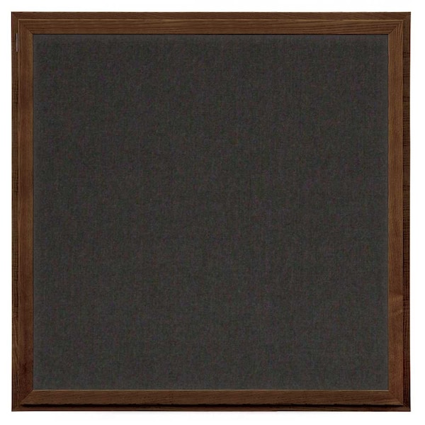 Outdoor Enclosed Combo Board, 72"x36", Black Frame/Black Porc & Cork